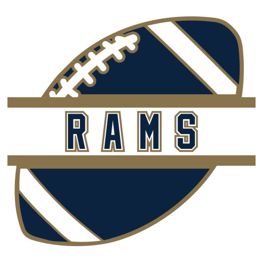 Football Los Angeles Rams Logo iron on paper